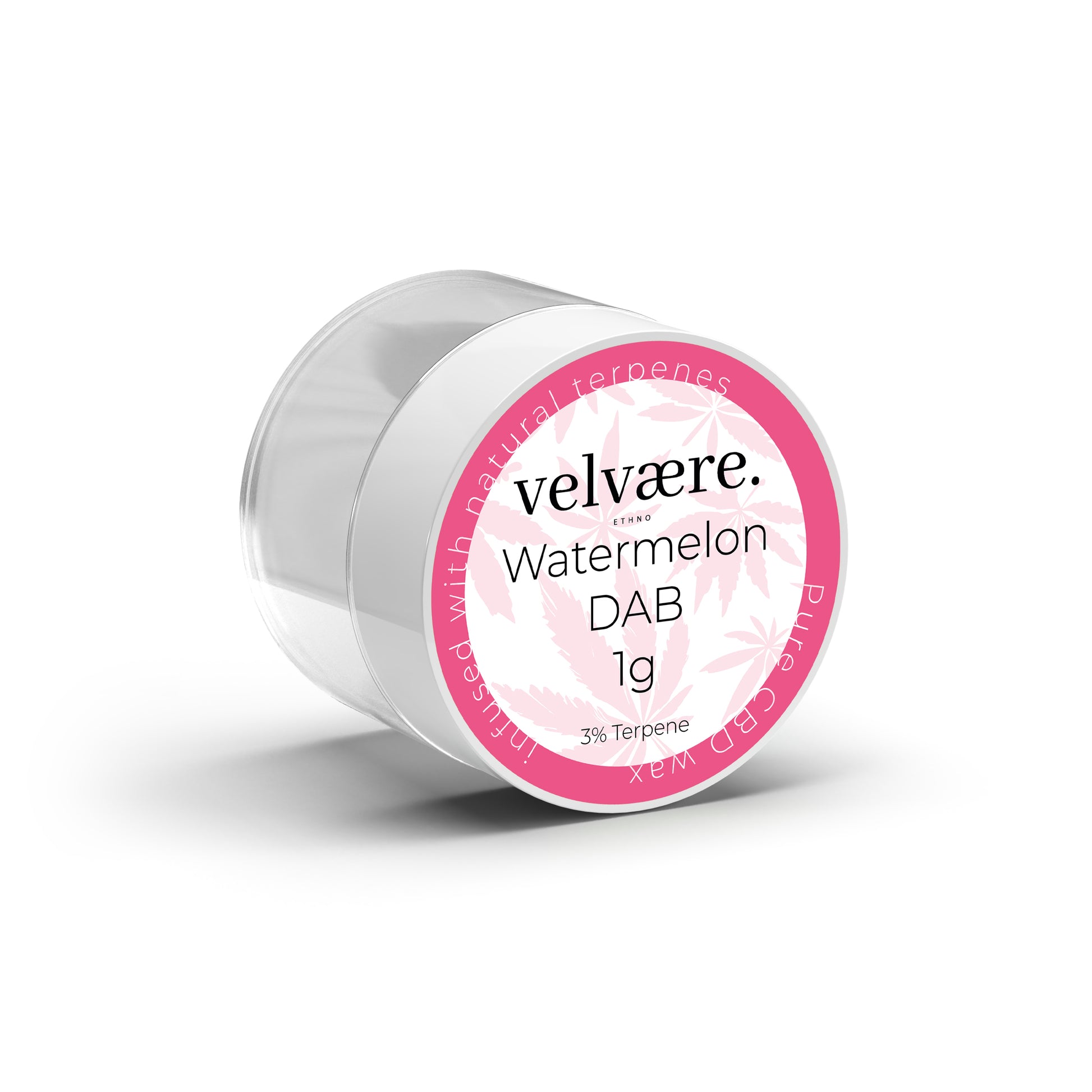Velvaere Watermelon DAB – 1g, CBD Wax mit 3% natürlichen Terpenen, sommerlich-fruchtiges Aroma, im praktischen Döschen