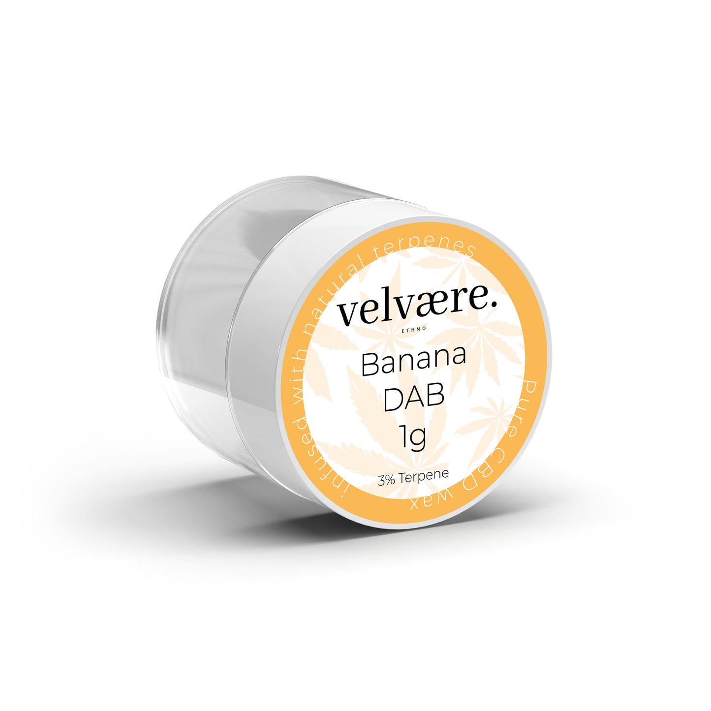 Velvaere Banana DAB – 1g, CBD Wax mit 3% natürlichen Terpenen, fruchtiges Aroma, im praktischen Döschen