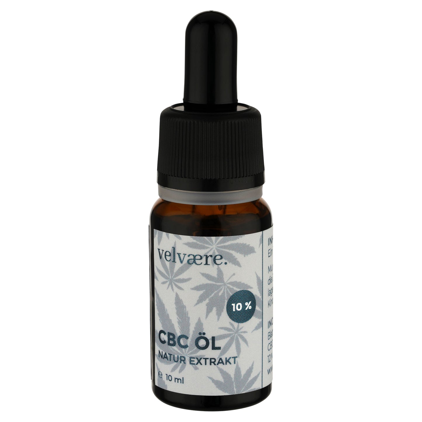 Velvaere CBC Full Spectrum Öl 10% - Braune 10 ml Pipettenflasche
