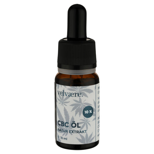 Velvaere CBC Full Spectrum Öl 10% - Braune 10 ml Pipettenflasche