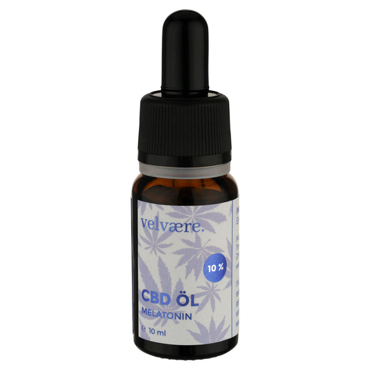 Velvaere CBD Öl 10 % mit Melatonin – 10 ml Braunglasflasche mit Pipette
