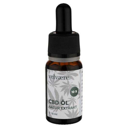 Velvaere CBD Full Spectrum Öl 10 % – 10 ml Braunglasflasche mit Pipette