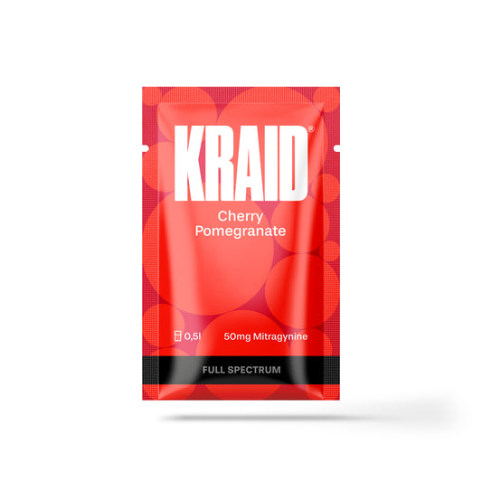Velvaere KRAID Cherry Pomegranate Full Spectrum Kratom Sticks – Kirsch-Granatapfel-Geschmack