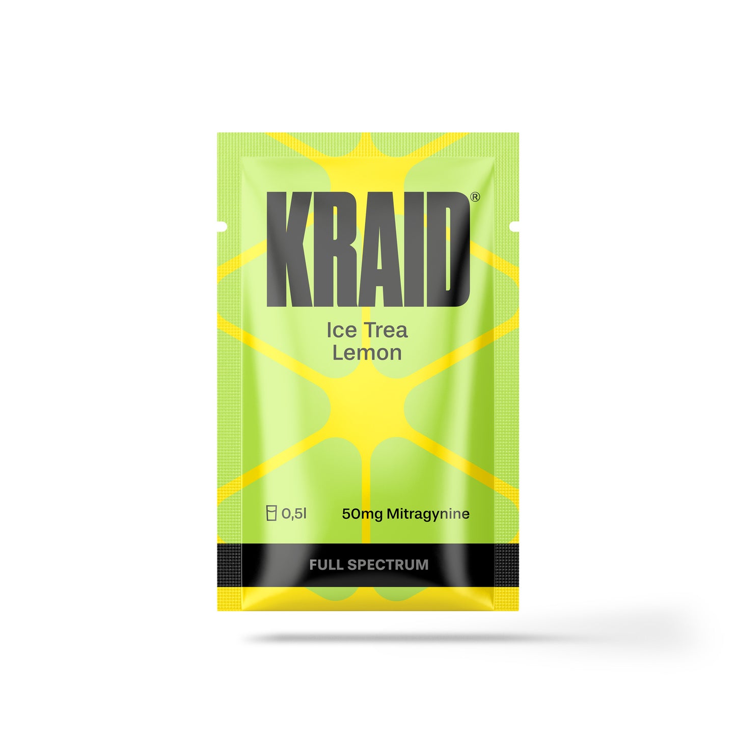 Velvaere KRAID Lemon Full Spectrum Kratom Sticks – Zitronen-Eistee-Geschmack, 50 mg Mitragynin