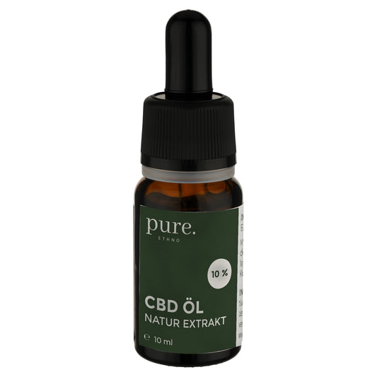 Pure Ethno CBD Full Spectrum Öl 10 % – 10 ml Braunglasflasche mit Pipette