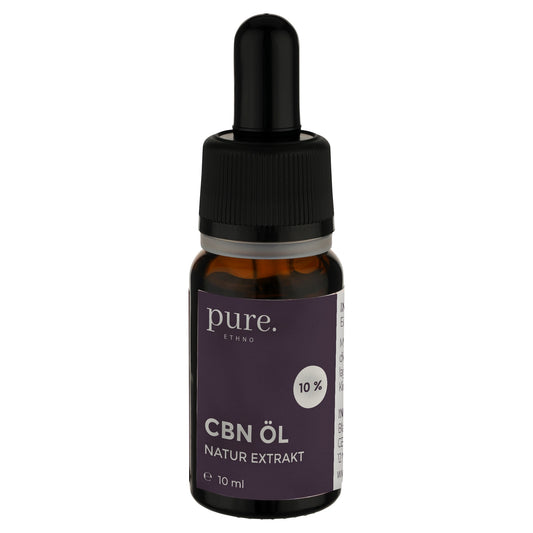 pure. ethno CBN Full Spectrum Öl 10 % – 10 ml Braunglasflasche mit Pipette