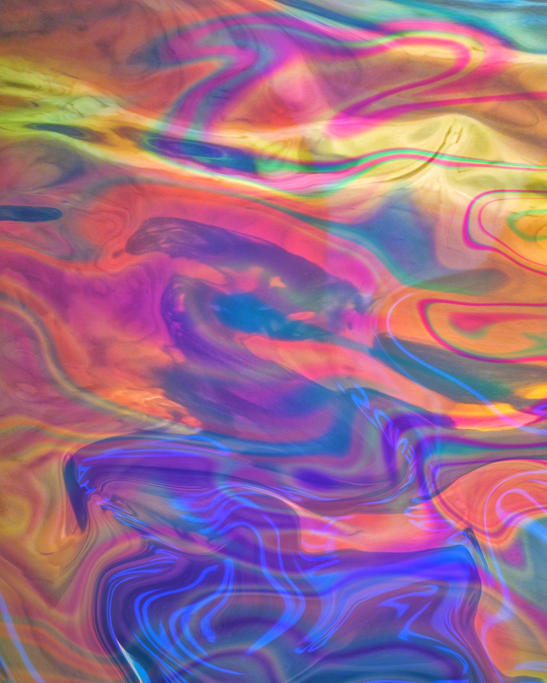 Psychedelische Farben und fließende Formen – visuelle Darstellung der Wirkung bioaktiver Inhaltsstoffe aus Mystic Mushrooms und adaptogenen Pilzextrakten